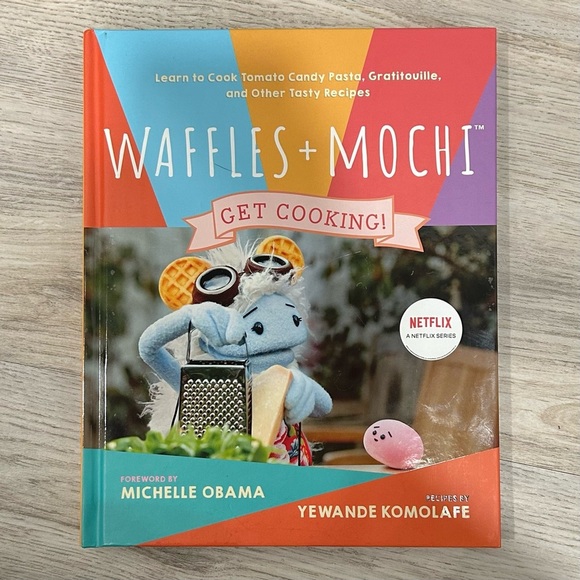 Waffles + Mochi Get Cooking! Kids Netflix Series Hardcover Cook Book New - Picture 1 of 5